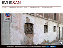 Tablet Screenshot of mursansrl.it